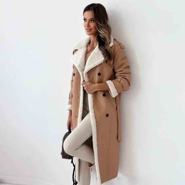 Signe Faux Leather Coat