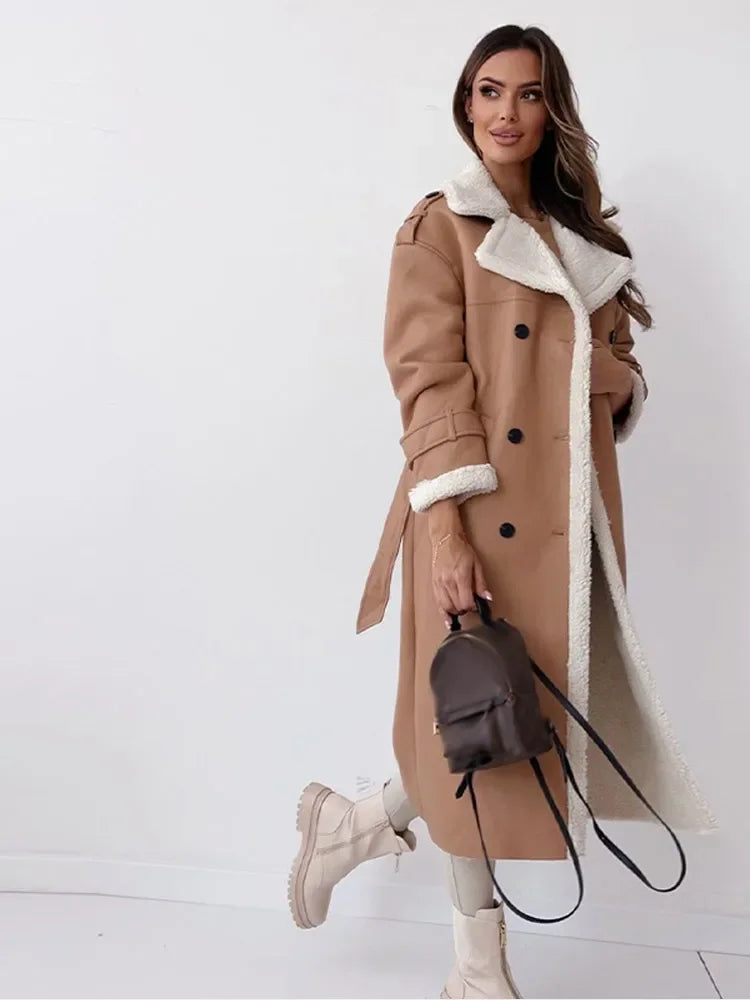 Signe Faux Leather Coat