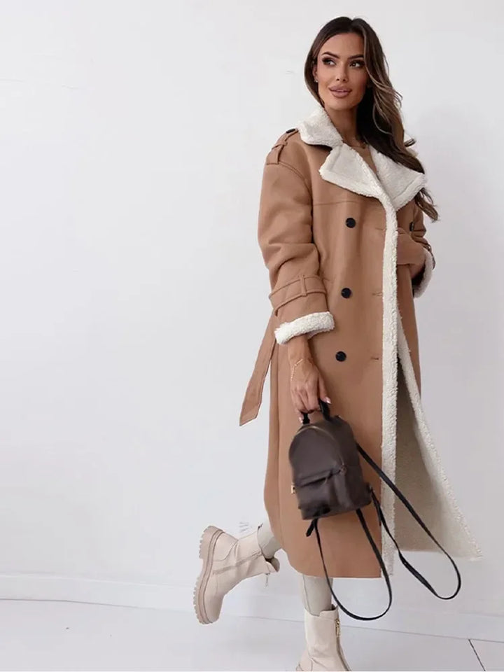 Signe Faux Leather Coat