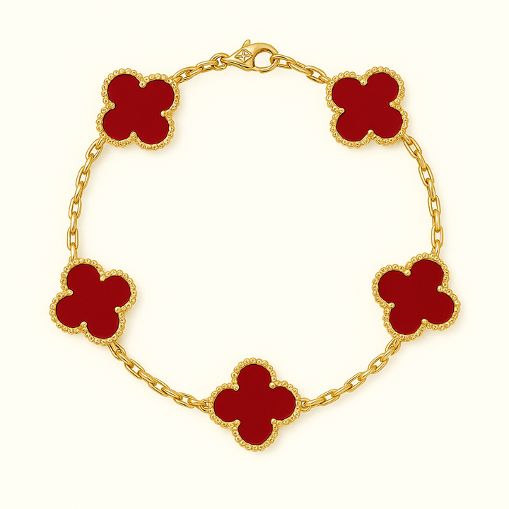 Lucky Charm Red & Gold Trio Set