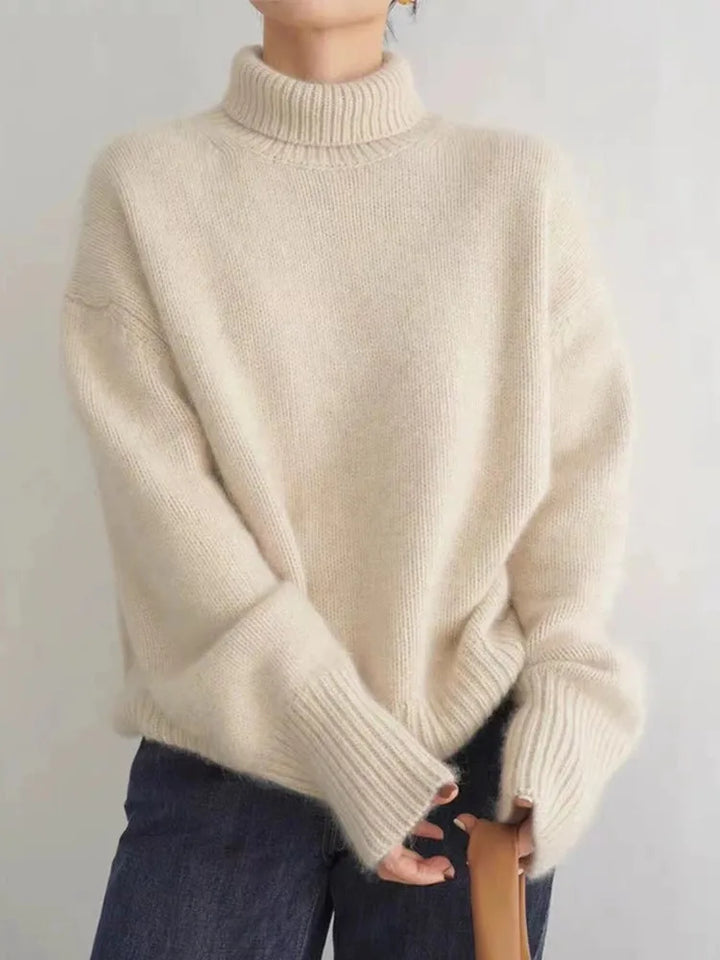 ROSE - HIGH COLLAR CASHMERE