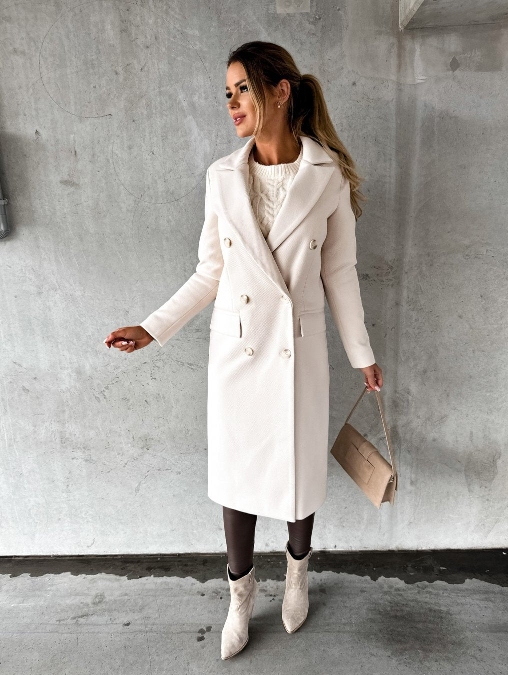 Maja Wool Blend Coat